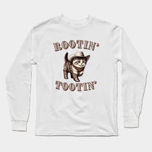 Rootin' Tootin' Cowboy Cat Long Sleeve T-Shirt